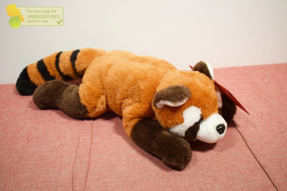 FAO Schwarz 15" Adopt A Wild Pal Endangered Red Panda Plush (Marks)